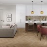 Заказать Кварцвиниловая плитка Damy Floor Chevron LVT Сен-Клу DF10-Ch-LVT 600х127х2.5 мм 40 шт-3.048 м2 43 класс 
