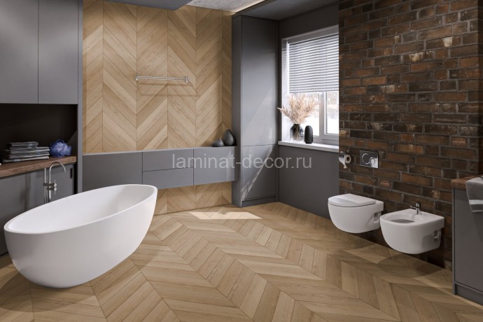 Заказать Кварцвиниловая плитка Damy Floor Chevron LVT Сен-Клу DF10-Ch-LVT 600х127х2.5 мм 40 шт-3.048 м2 43 класс 