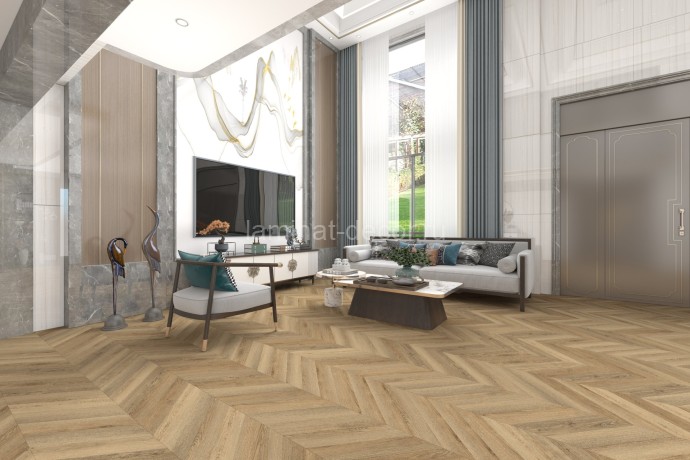Заказать Кварцвиниловая плитка Damy Floor Chevron LVT Сен-Клу DF10-Ch-LVT 600х127х2.5 мм 40 шт-3.048 м2 43 класс 