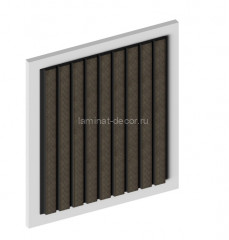 Отделочная панель стеновая HiWood LV124LE1 BR497K 12х120 мм под дерево 2,7 м