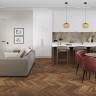 Заказать Кварцвиниловая плитка Damy Floor Chevron LVT Шайо DF07-Ch-LVT 600х127х2.5 мм 40 шт-3.048 м2 43 класс 