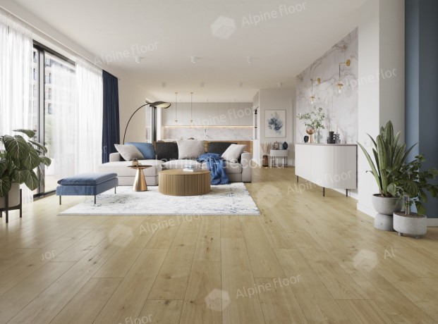 Заказать SPC ламинат Alpine Floor by Classen ProNature 61865 Nore 1290х203 класс AC6 замок фаска крашеная 4 мм 2.619 м2 16.821 кг 