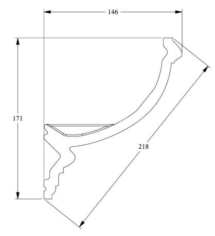 Заказать Потолочный плинтус Orac Decor Purotouch C900 2 м 