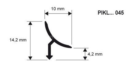 Заказать Латунный уголок внутренний закладной Progress PIKLOL 045 латунь полированная 2,7 м 