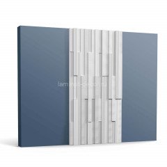 Декоративная стеновая панель Orac Decor 3D W216 белый полиуретан 200x25x1.6 см