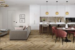 Кварцвиниловая плитка Damy Floor Chevron LVT Амбуаз DF06-Ch-LVT 600х127х2.5 мм 40 шт-3.048 м2 43 класс