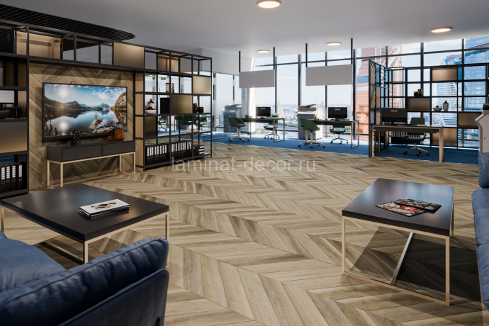Заказать Кварцвиниловая плитка Damy Floor Chevron LVT Амбуаз DF06-Ch-LVT 600х127х2.5 мм 40 шт-3.048 м2 43 класс 