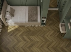 Каменно-полимерный ламинат SPC Alpine Floor Tulesna Art Chevron 1011-11 Libero 34 класс 600х127х5 мм замок 4V-Groove крашенная фаска упаковка 1.676 м2