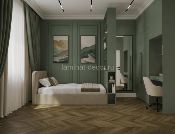 Заказать Каменно-полимерный ламинат SPC Alpine Floor Tulesna Art Chevron 1011-11 Libero 34 класс 600х127х5 мм замок 4V-Groove крашенная фаска упаковка 1.676 м2 