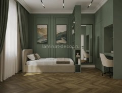 Каменно-полимерный ламинат SPC Alpine Floor Tulesna Art Chevron 1011-11 Libero 34 класс 600х127х5 мм замок 4V-Groove крашенная фаска упаковка 1.676 м2