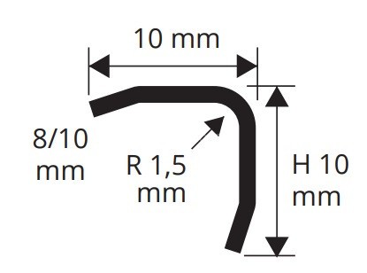 Заказать Латунный уголок 10х10 мм Progress PEGOS 10A латунь шлифованная 2,7 м 