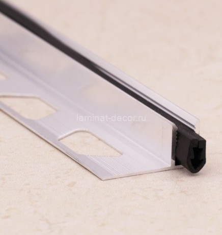 Заказать Алюминиевая база для Т-профиля ПТО-13 с резиновой вставкой 2,7 м