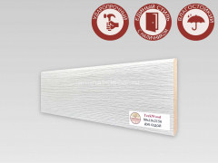 Напольный плинтус МДФ Teckwood цветной Дуб Седой 80х10х2150 мм