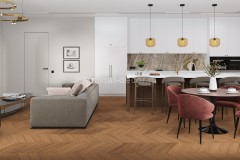 Кварцвиниловая плитка Damy Floor Chevron LVT Блуа DF08-Ch-LVT 600х127х2.5 мм 40 шт-3.048 м2 43 класс