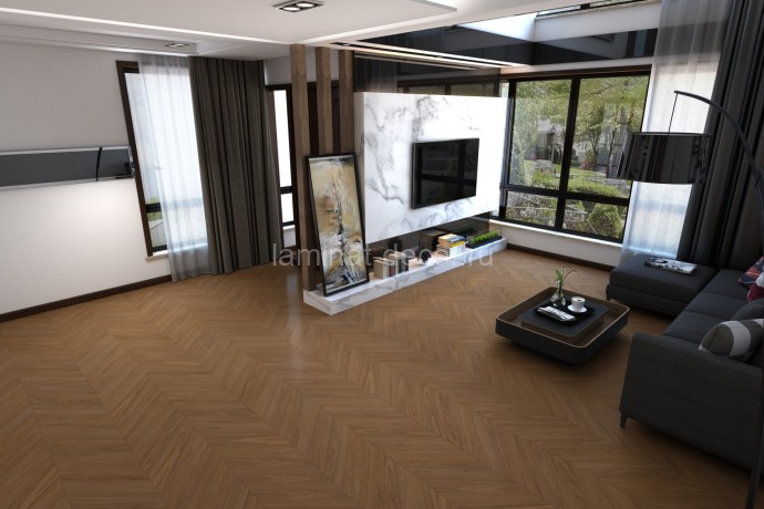 Заказать Кварцвиниловая плитка Damy Floor Chevron LVT Блуа DF08-Ch-LVT 600х127х2.5 мм 40 шт-3.048 м2 43 класс 