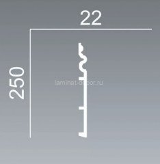 Напольный плинтус 22х250 мм Orac Decor Duropolymer SX193 2 м