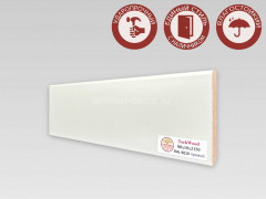 Напольный плинтус МДФ Teckwood цветной RAL 9010 80х10х2150 мм