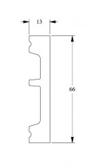 Напольный плинтус Orac Decor Duropolymer SX157 2 м