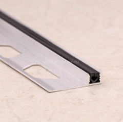 Алюминиевая база для Т-профиля ПТО-5 с резиновой вставкой 2,7 м