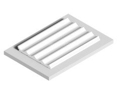 Отделочная панель стеновая HiWood LV139 NP 12х120 мм белая 2,7 м