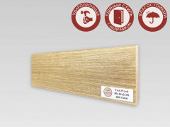 Напольный плинтус МДФ Teckwood цветной Дуб Гоби 80х10х2150 мм