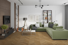 Кварцвиниловая плитка Damy Floor Chevron LVT Монсоро DF09-Ch-LVT 600х127х2.5 мм 40 шт-3.048 м2 43 класс