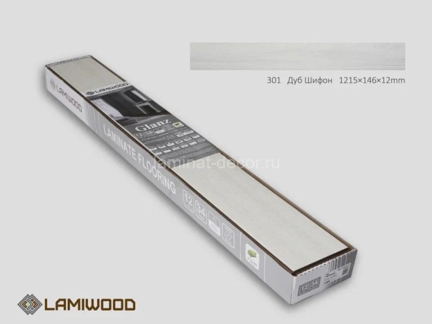 Заказать Ламинат HDF Lamiwood Glanz 301 Дуб Шифон 