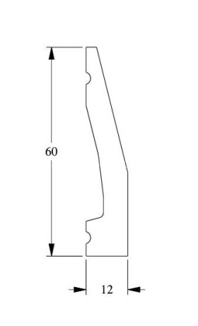 Заказать Напольный плинтус Orac Decor Duropolymer SX159 2 м