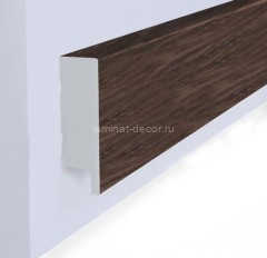 Финишный молдинг Hiwood LF1 BR395 под дерево 50х17 мм 2,7 м