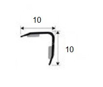 Заказать Латунный уголок Progress PEGOC 10А 10х10 латунь хромированная 2,7 м