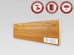 Напольный плинтус МДФ Teckwood цветной Дуб Виски 80х10х2150 мм