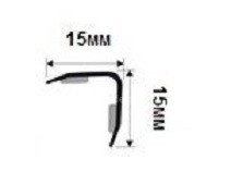 Заказать Латунный уголок Progress PEGOC 15А 15х15 латунь хромированная 2,7 м 