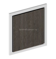 Отделочная панель стеновая HiWood LV129 BR490NK 12х120 мм под дерево 2,7 м