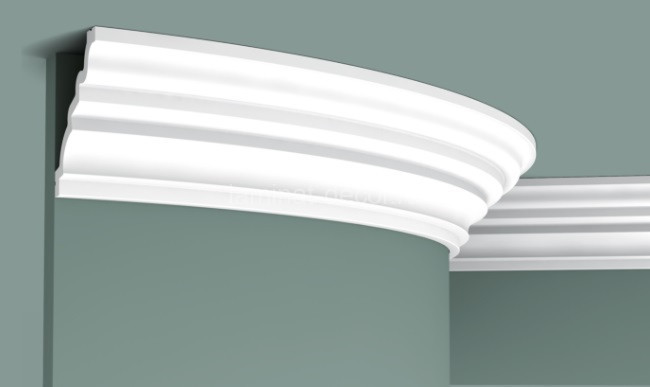 Заказать Потолочный плинтус гибкий 90х105 мм Orac Decor Purotouch C326F 2 м 