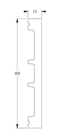 Заказать Напольный плинтус Orac Decor Duropolymer SX163 2 м