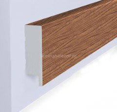 Финишный молдинг Hiwood LF1 BR396 под дерево 50х17 мм 2,7 м