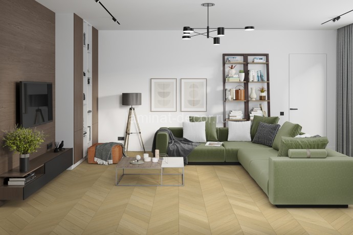 Заказать Кварцвиниловая плитка Damy Floor Chevron LVT Тюильри DF03-Ch-LVT 600х127х2.5 мм 40 шт-3.048 м2 43 класс 