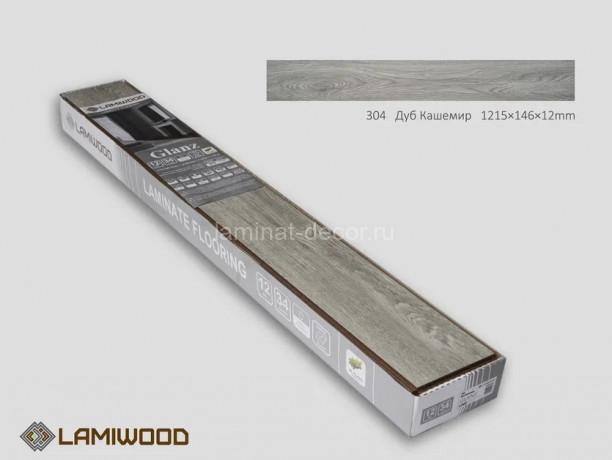 Заказать Ламинат HDF Lamiwood Glanz 304 Дуб Кашемир 