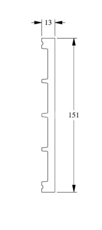 Заказать Напольный плинтус Orac Decor Duropolymer SX168 2 м