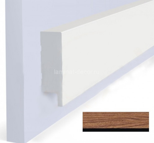 Заказать Финишный молдинг Hiwood LF1 BR396K под дерево 50х17 мм 2,7 м 