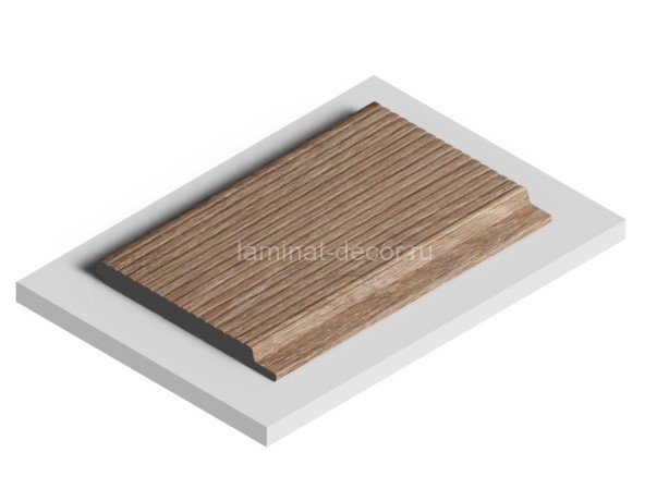 Заказать Отделочная панель стеновая HiWood LV127L BR416 12х120 мм под дерево 2,7 м 