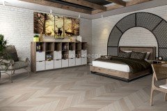 Кварцвиниловая плитка Damy Floor Chevron LVT Пале-Рояль DF02-Ch-LVT 600х127х2.5 мм 40 шт-3.048 м2 43 класс