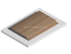 Отделочная панель стеновая HiWood LV127 BR417 12х120 мм под дерево 2,7 м