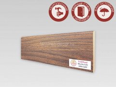 Напольный плинтус МДФ Teckwood цветной Орех Найт 80х10х2150 мм