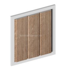 Отделочная панель стеновая HiWood LV127 BR416 12х120 мм под дерево 2,7 м