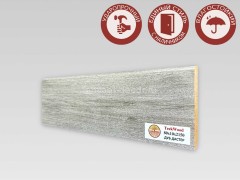 Напольный плинтус МДФ Teckwood цветной Дуб Дастер 80х10х2150 мм