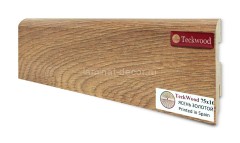Напольный плинтус МДФ Teckwood цветной Ясень Золотой 75х16х2150 мм