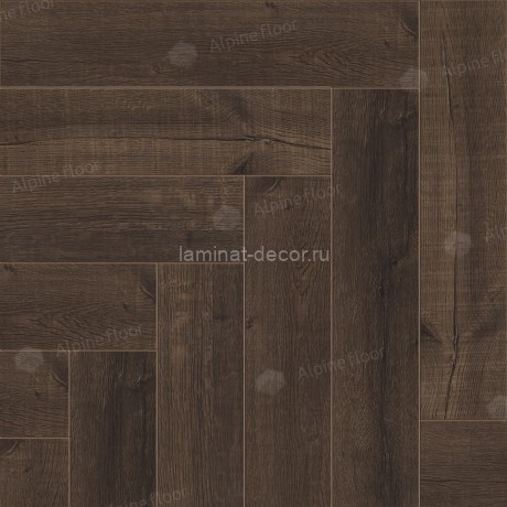 Заказать Каменно-полимерный ламинат SPC Alpine Floor Light Parquet ECO 13-22 Дуб Альферац замок 4V-Groove фаска 600х125х4 мм 43 класс упаковка 1.95 м2 16 кг 