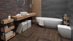 Каменно-полимерный ламинат SPC Alpine Floor Light Parquet ECO 13-22 Дуб Альферац замок 4V-Groove фаска 600х125х4 мм 43 класс упаковка 1.95 м2 16 кг