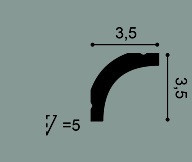 Потолочный плинтус Orac Decor Durofoam CB520N 2 м